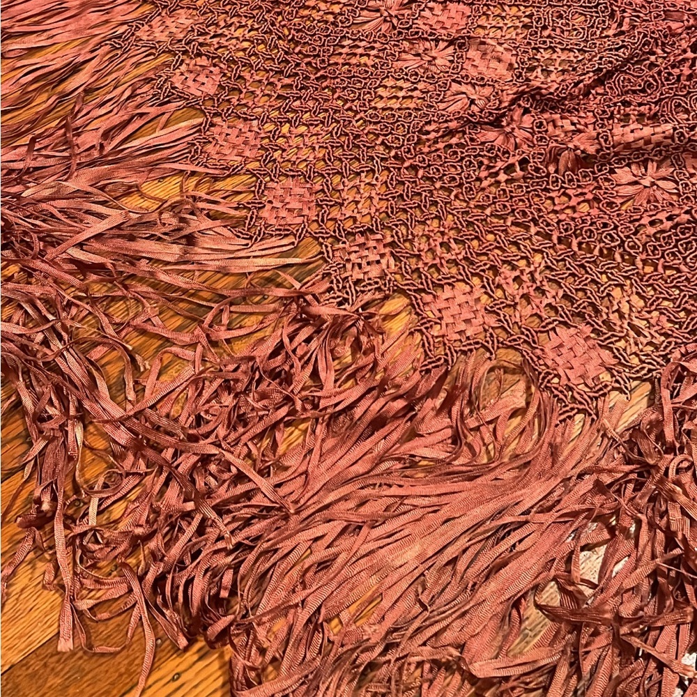 Silk Ribbon Shawl